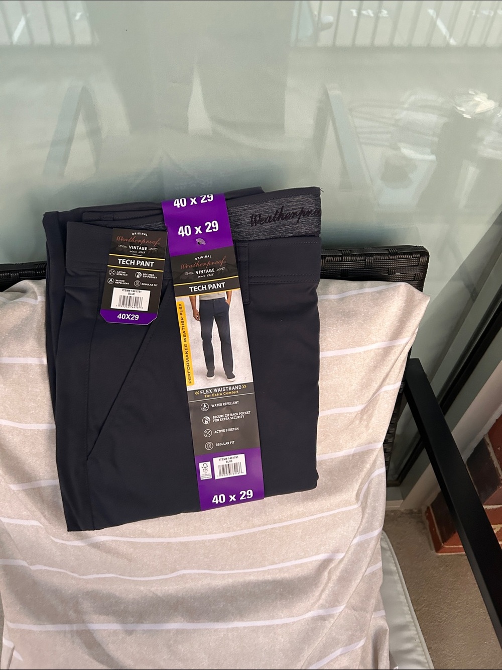 Weatherproof Men’s Tech Pant - Dark Navy